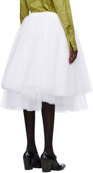 Sukňa Comme des Garçons Comme des Garçons Tulle Midi Skirt Biela | GO-S015-051, 2