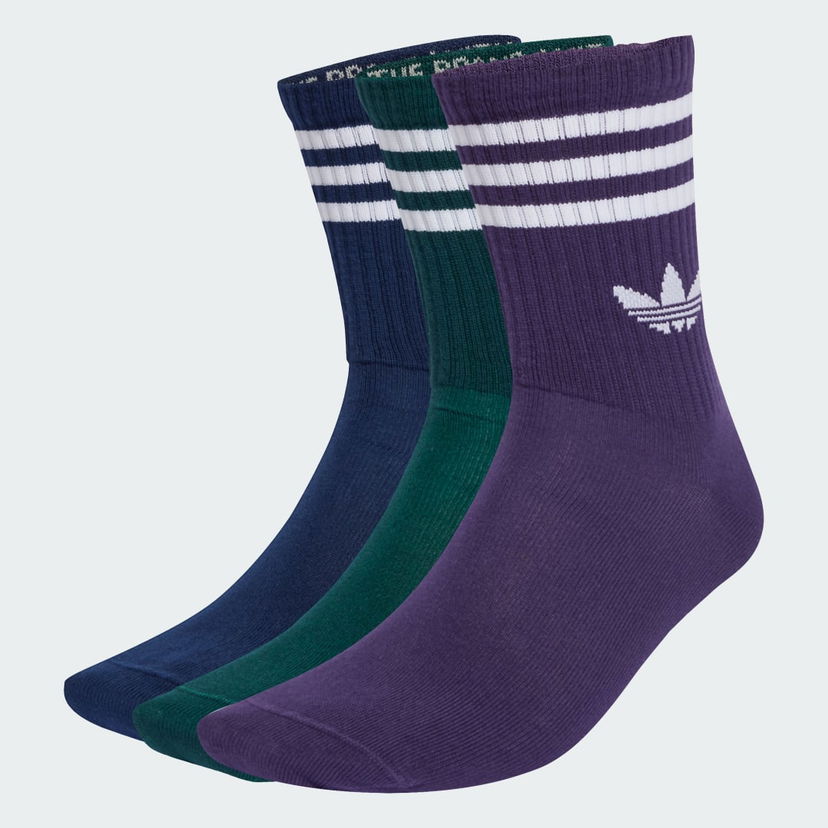Ponožky adidas Performance 3-Stripes Crew Socks - 3 Pairs Rôznofarebný | JZ4943