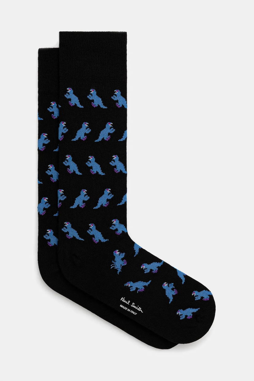 Ponožky Paul Smith Paul Smith Dinosaur Socks Čierna | M1A.380CI.P803