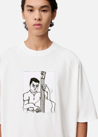 Tričko AXEL ARIGATO T-Shirt Alvin Armstrong Patch Detail Čierna | A4114001, 9