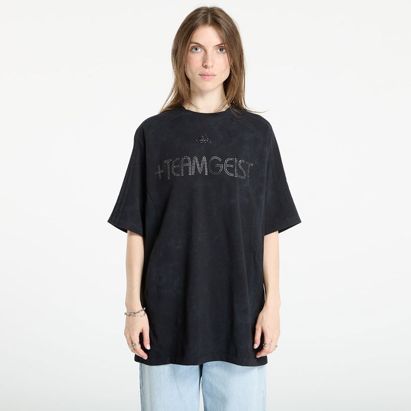 Tričko adidas Originals Adilenium Season 4 Teamgeist Washed Rhinestone T-Shirt Čierna | KF3113