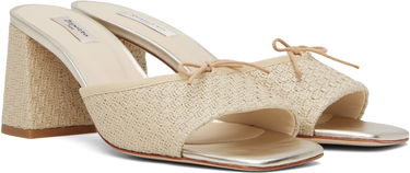 Doplnky Repetto Repetto Jordana Raffia Mules Béžová | VX4173RAFD, 3