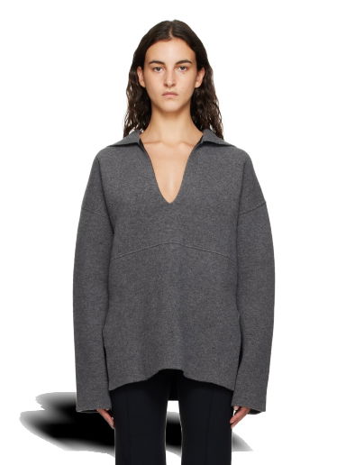 Sveter Jil Sander Reversible Sweater Šedá | J02GP0132_J14509