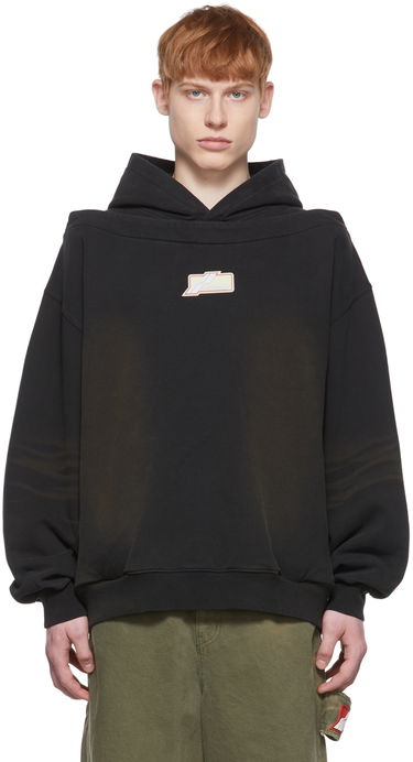 Mikina We11done We11done Cotton Hoodie Čierna | WD-TH1-22-509-U-BK, 0