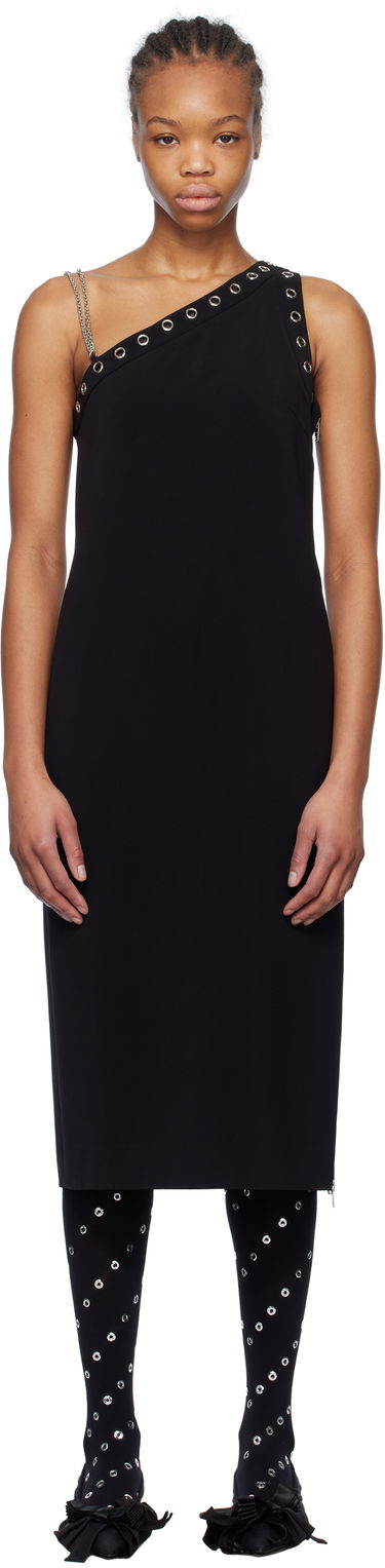Šaty We11done We11done Unbalanced Midi Dress Čierna | WD-OP0-25-130-W-BK, 0