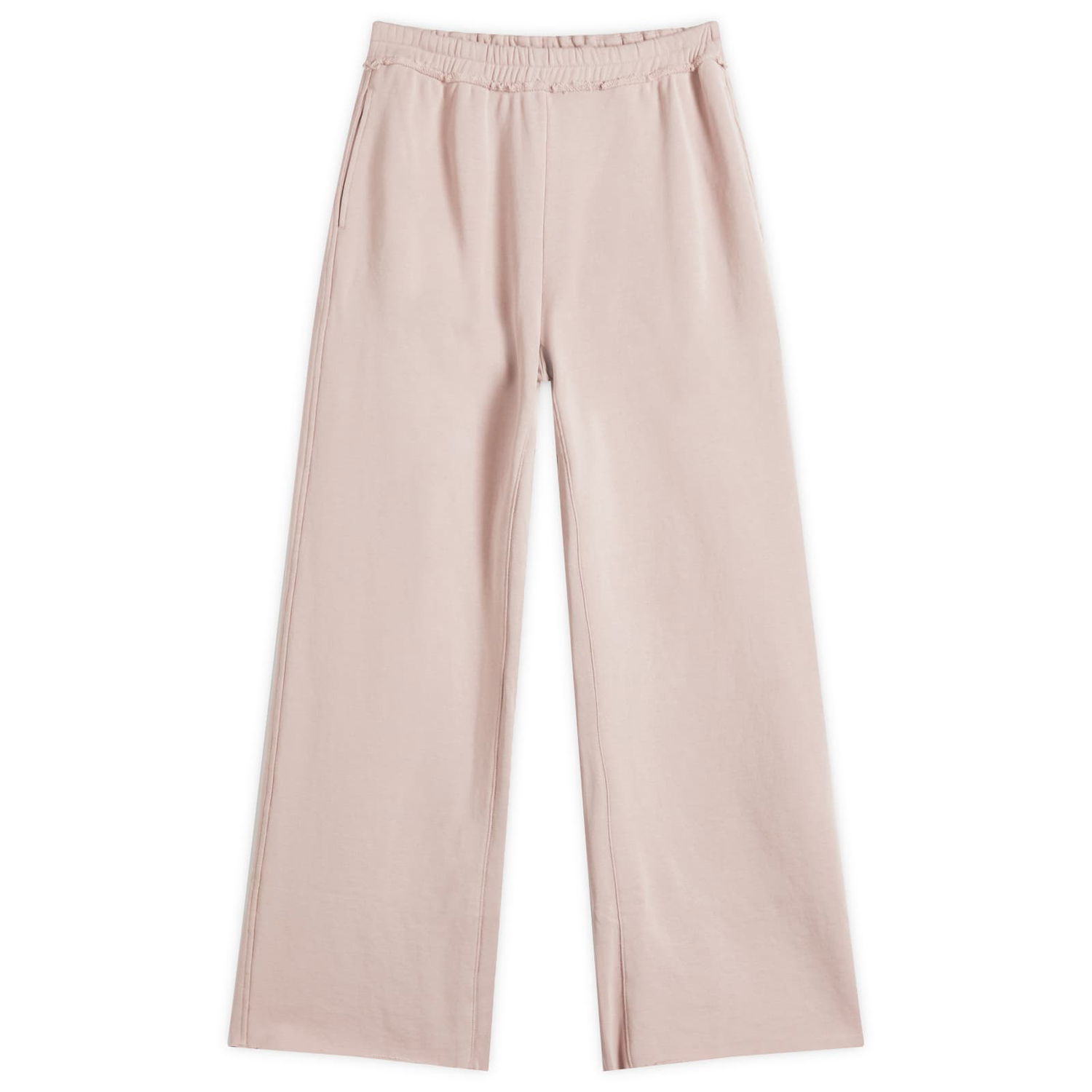 Tepláky SKIMS SKIMS Deconstructed French Terry Wide Leg Pant, Size Large Ružová | PT-PNT-7769W-FAWN, 1