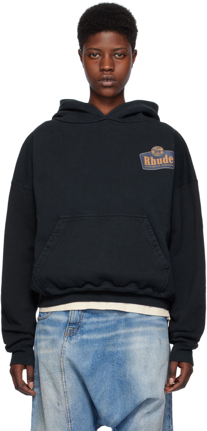 Mikina Rhude Grand Cru Hoodie Čierna | RHPS24HO02012610