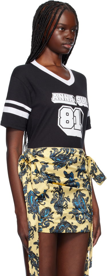 Tričko Anna Sui Anna Sui Logo Graphic T-Shirt Čierna | T225D1, 1