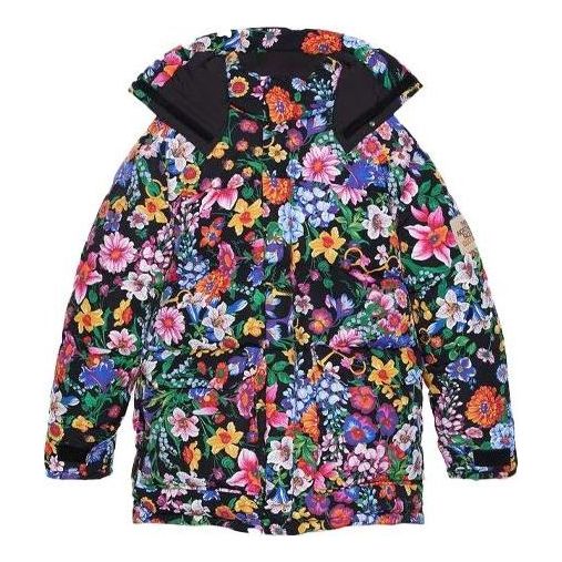 Prešívaná bunda Gucci Floral Print Down Jacket Čierna | 648858-XAABX-1037, 0