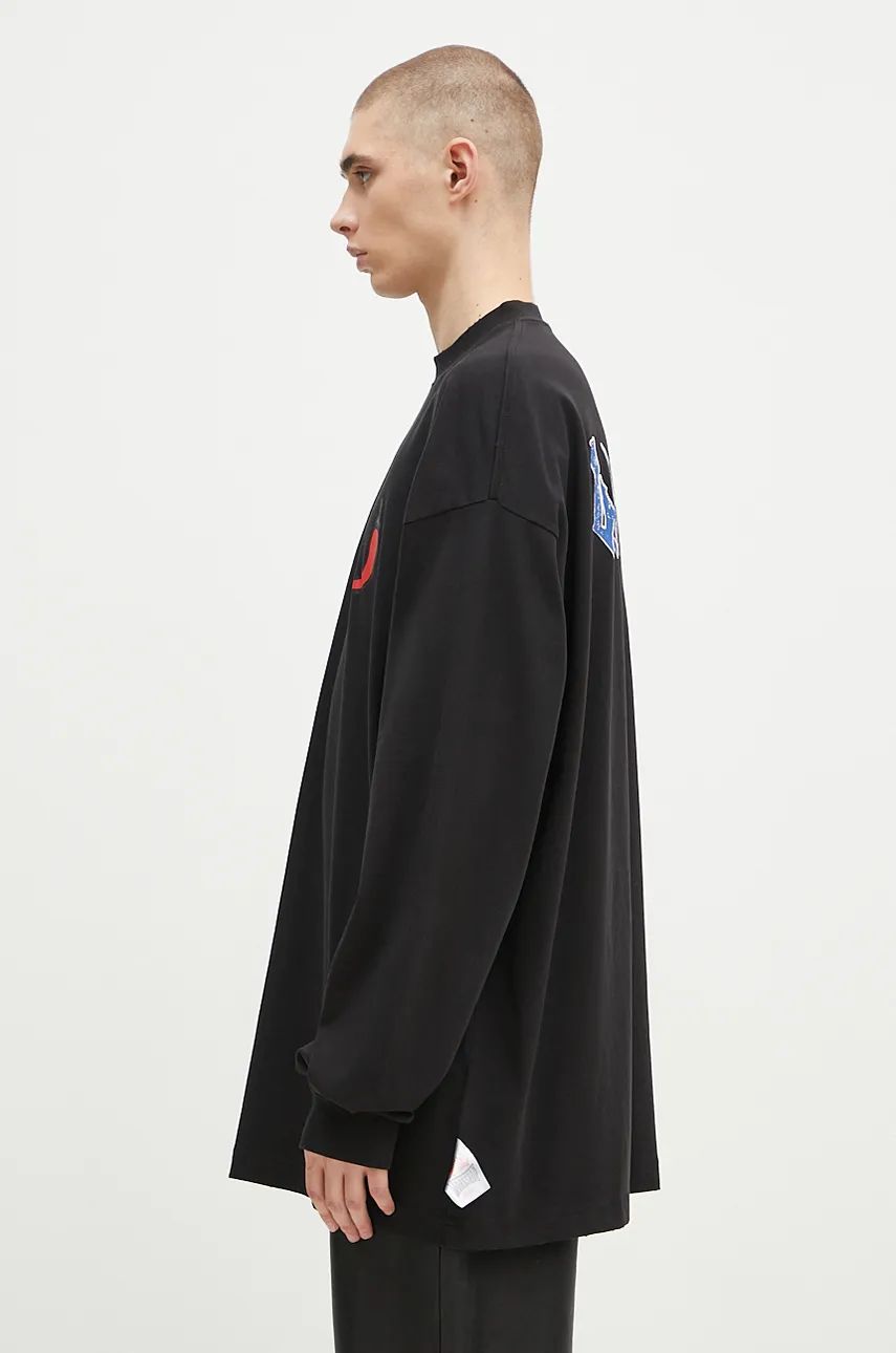 Tričko 032C Office Fruit Oversized Longsleeve T-shirt Čierna | F24.URC.0271.050, 1