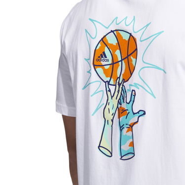 Tričko adidas Performance Sports Tee L Biela | HC6887, 2