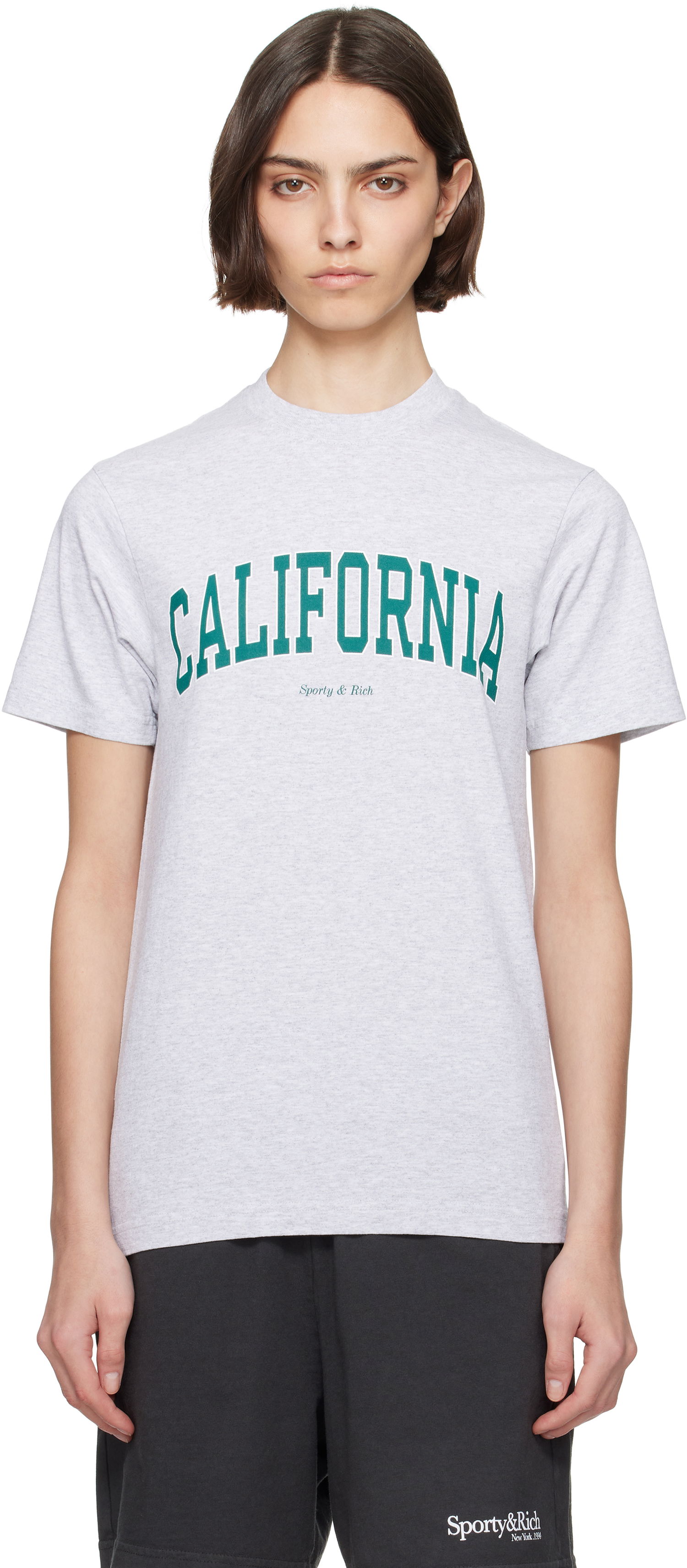 Tričko Sporty & Rich Sporty & Rich 'California' T-Shirt Šedá | TO043622501GY03, 0