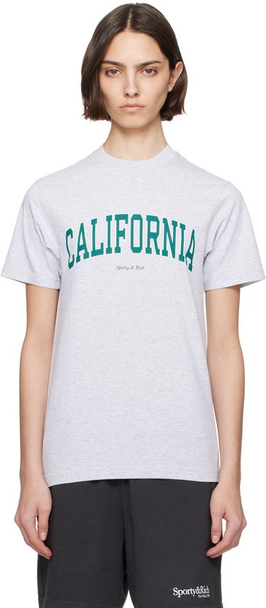 Tričko Sporty & Rich Sporty & Rich 'California' T-Shirt Šedá | TO043622501GY03, 0