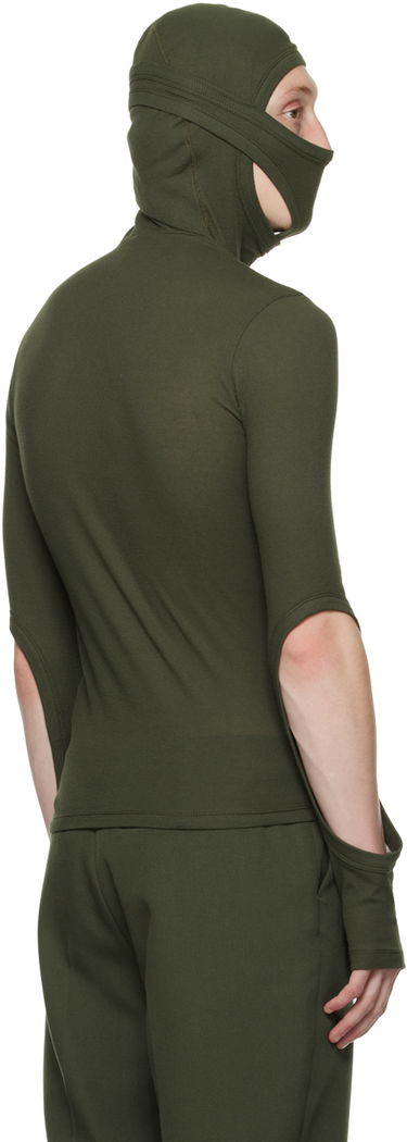 Sveter Dion Lee Dion Lee Interlock Mask Turtleneck Top Zelené | C3078F22, 2