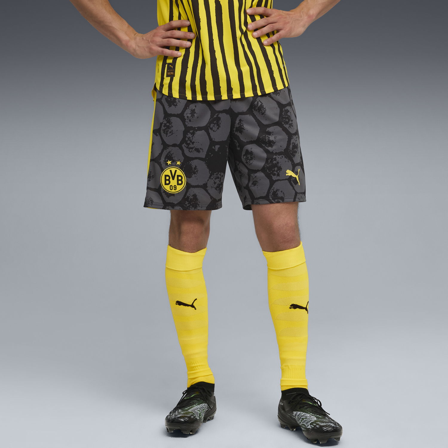 Šortky Puma KID SUPER x Borussia Dortmund Shorts Čierna | 783109_03, 1
