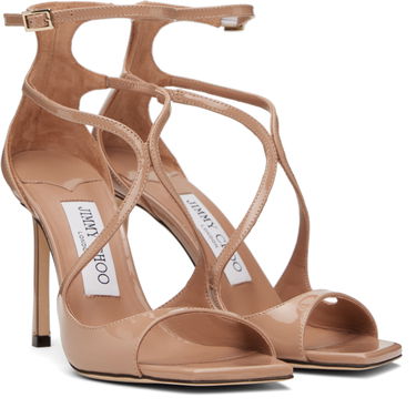 Doplnky Jimmy Choo Jimmy Choo Azia 95 Heeled Sandals Béžová | AZIA 95, 3