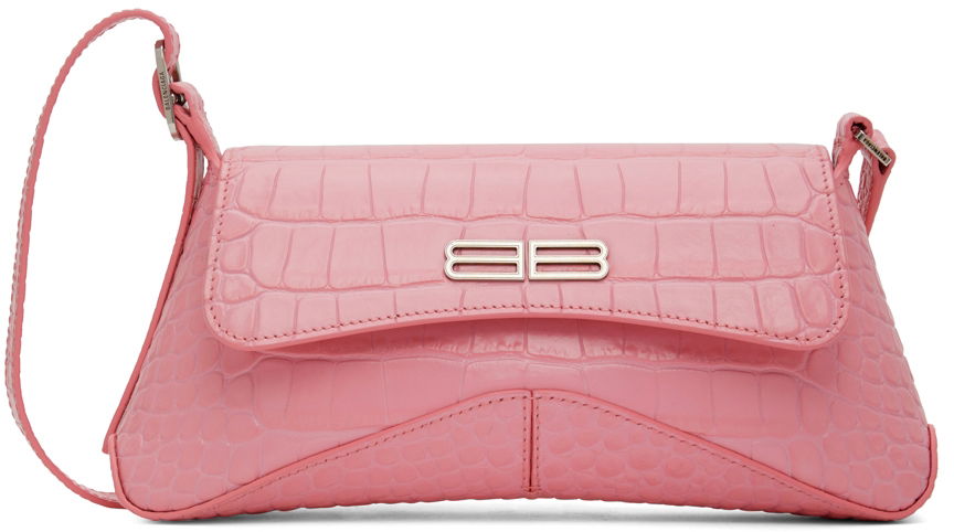 Taška cez rameno Balenciaga Small XX Flap Shoulder Bag Ružová | 695645 2108Y, 0