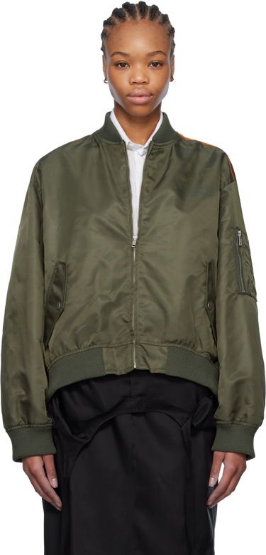 Bomber bunda Maison Margiela MM6 Maison Margiela Spliced Bomber Jacket Zelené | S52AM0315 M35257, 0