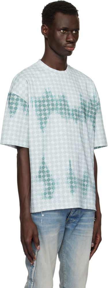 Tričko AMIRI AMIRI MA Quad Bleached Oversized T-Shirt Zelené | AMJYTE1181, 1