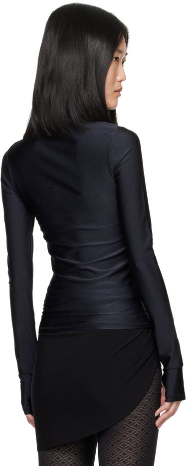 Tričko Coperni Tight High Neck Long Sleeve T-Shirt Čierna | COPJS20545, 2