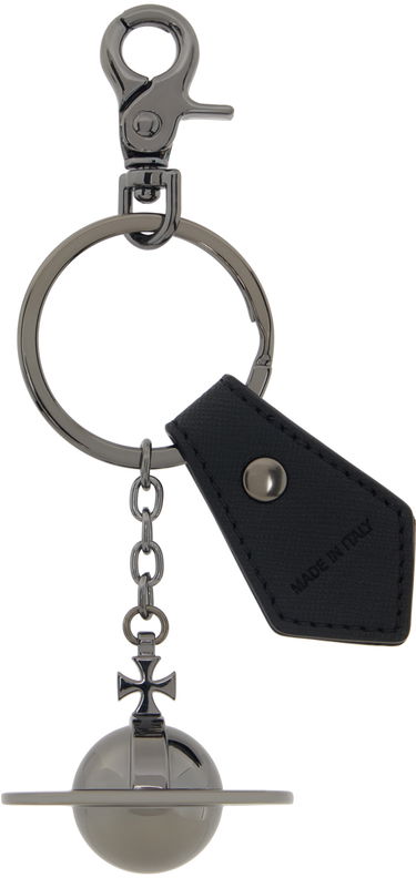 Kľúčenka Vivienne Westwood Vivienne Westwood Gunmetal 3D Orb Keychain Metalická | 8203011NU-OM0014-, 1