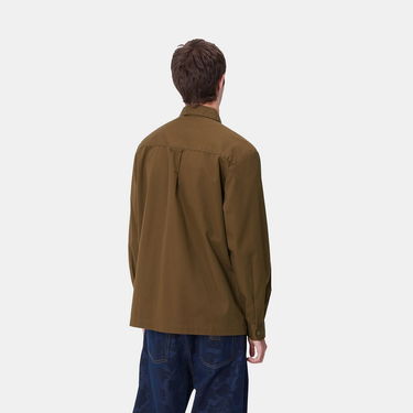 Košeľa Carhartt WIP Long Sleeve Craft Shirt Hnedá | I033814_9, 1