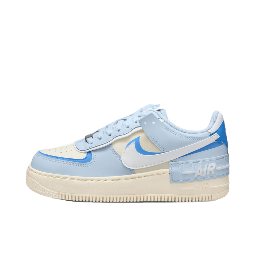 スニーカー Nike Air Force 1 Low Shadow Chenille Swoosh Blue Tint Nike Air Force 1 Low Shadow Chenille Swoosh Blue Tint