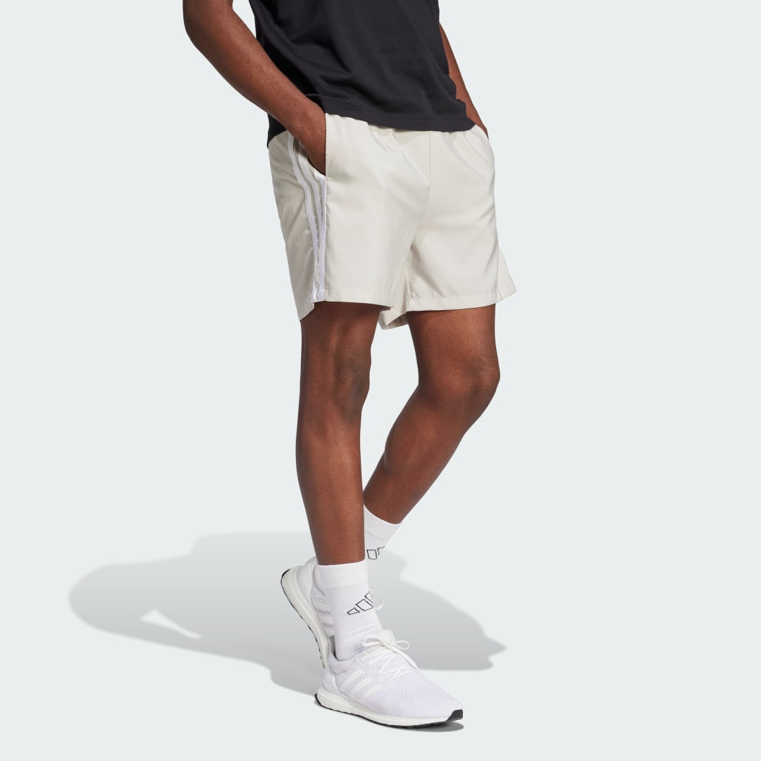 Šortky adidas Performance 3-Stripes Training Shorts Šedá | JW1909, 1