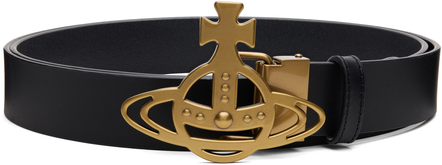 Opasok Vivienne Westwood Vivienne Westwood Orb Buckle Belt Čierna | 82010072U-L00CH-, 0