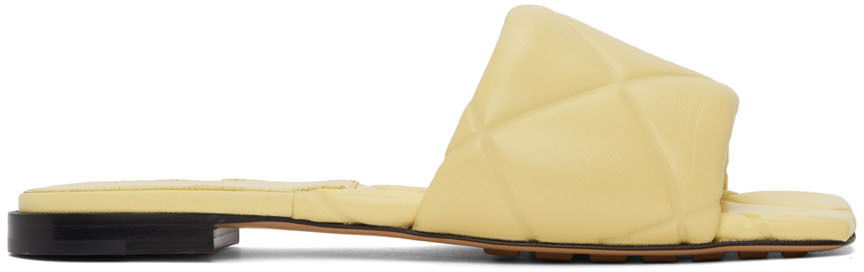 Quilted Embossed Lido Sandals "Off-White"