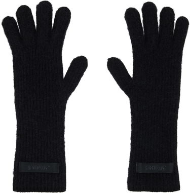 Rukavice Jacquemus 'The Gros Grain' Knit Gloves Čierna | 24HACU00668AK00227, 4