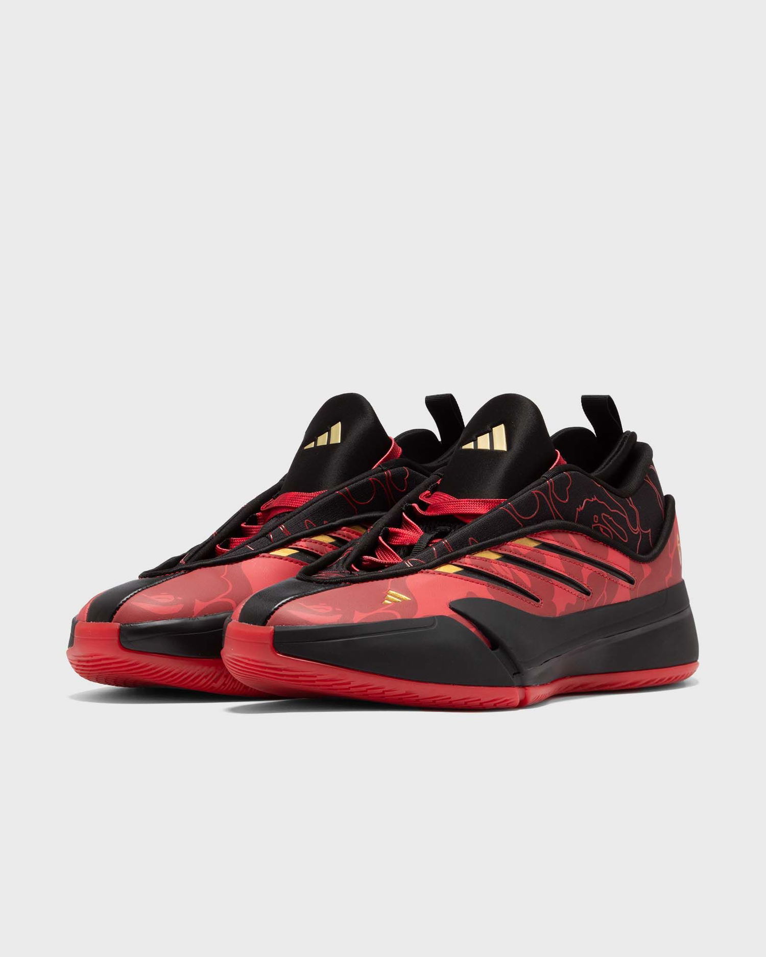 Tenisky a topánky adidas Originals BAPE x Dame 9 "Better Scarlet" Červená | IH0786, 1