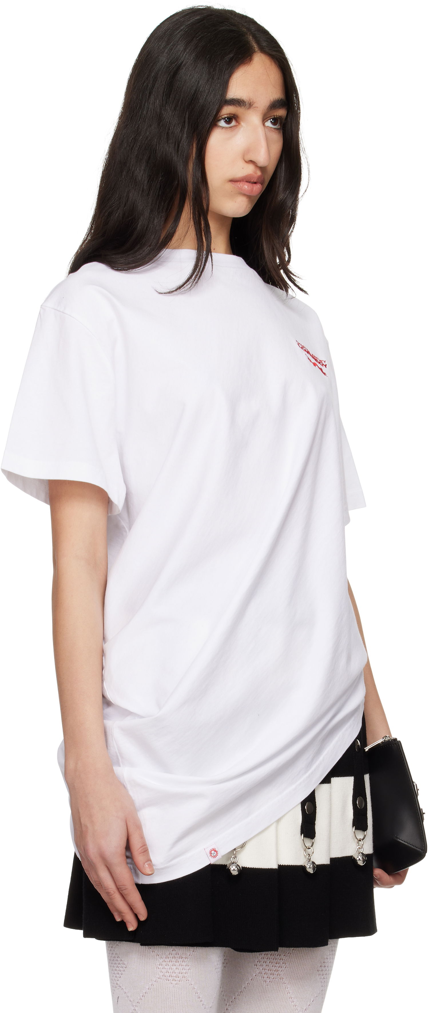 Tričko Charles Jeffrey Loverboy Charles Jeffrey Loverboy Topsy Turvy T-Shirt Biela | 54101302, 1