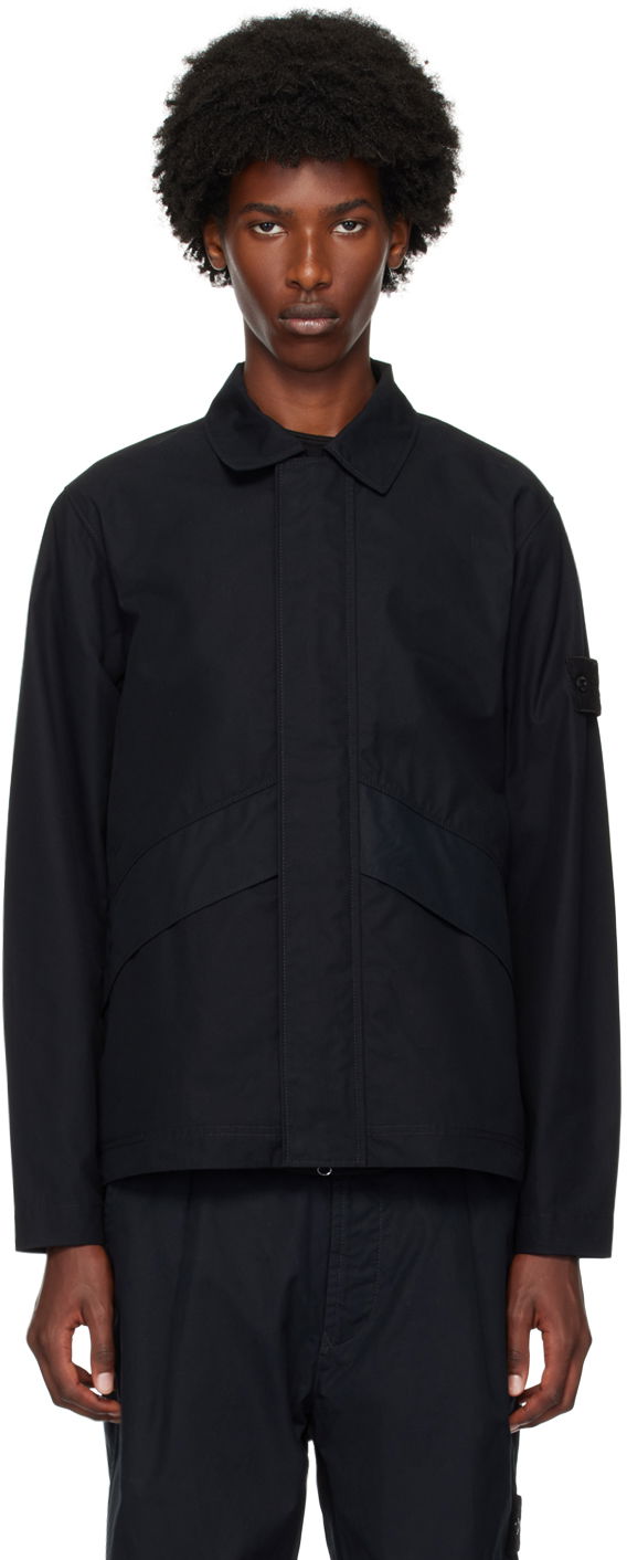Bunda Stone Island Black Cotton Jacket Čierna | 8115107F1, 0