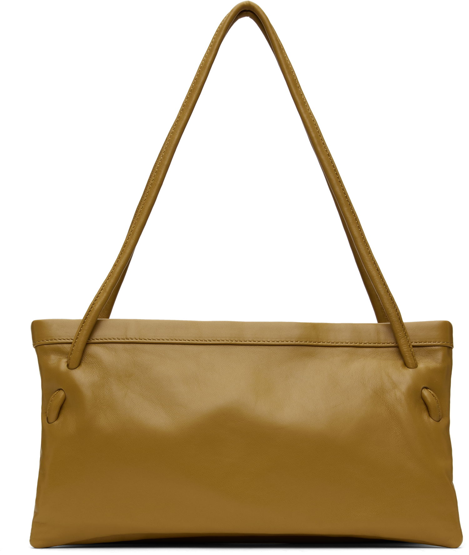 Kabelka BY FAR BY FAR Hannah Lamb Nappa Leather Shoulder Bag Žltá | MWBSB057LL028BR052PL, 0