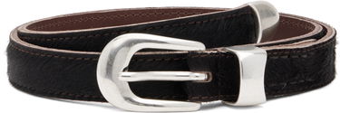 Opasok OUR LEGACY Calf Hair Belt 2 CM Čierna | A4258CC, 0
