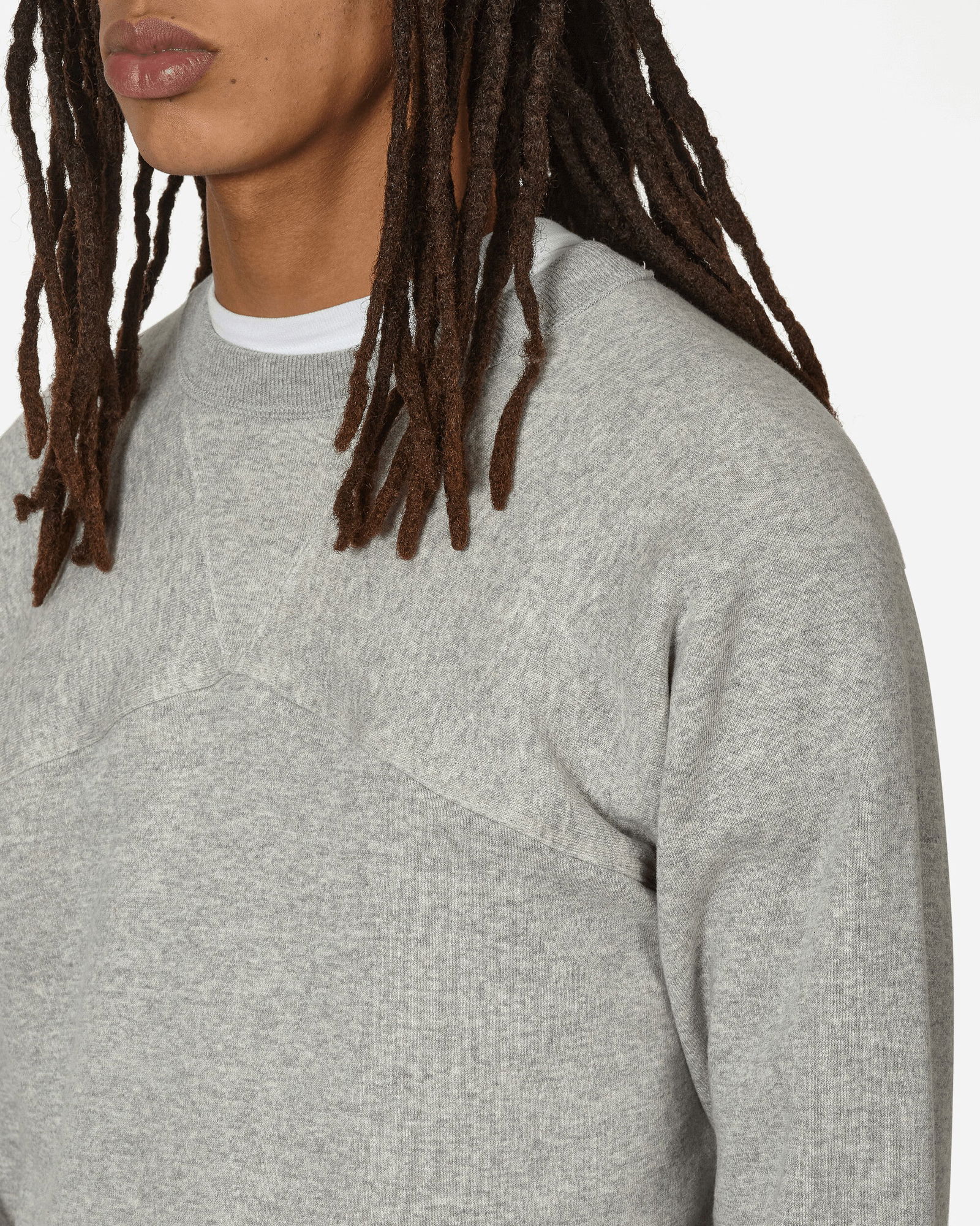 Made in Japan Crewneck Sweatshirt Silver Gray