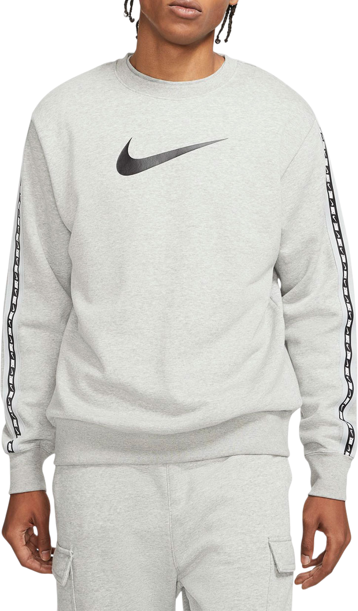 Mikina Nike Repeat Fleece Crew Sweatshirt Šedá | dm4679-063, 0