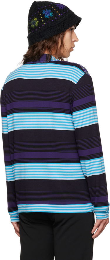 Sveter Anna Sui Anna Sui Stripe Cardigan Fialová | M622G31, 2