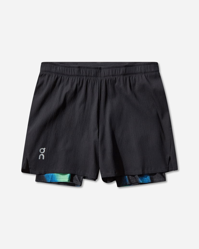 Šortky On Running Pace 2-in-1 Textured Running Shorts Čierna | 1MF10813398 002