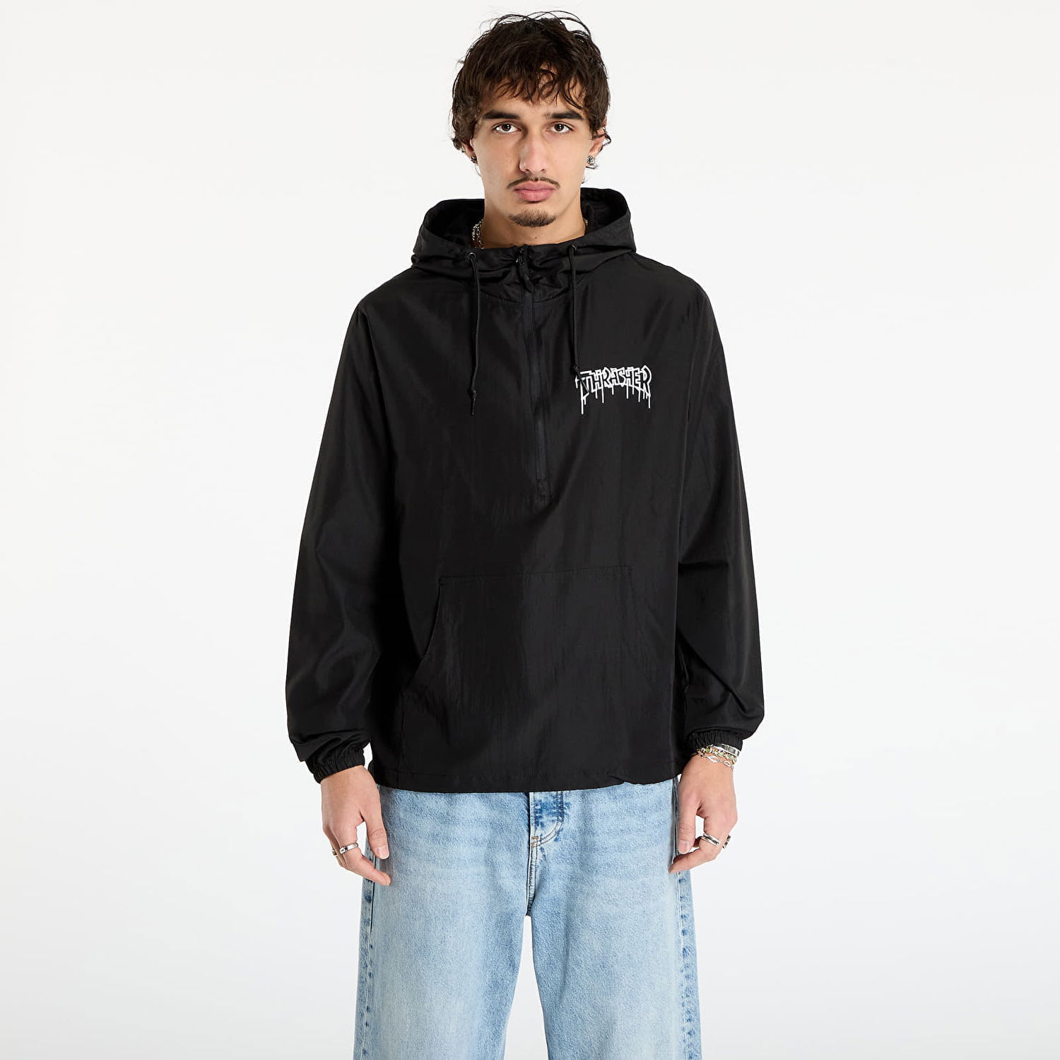 Vetrovka Thrasher One-liner Anorak Jacket Čierna | 145781, 0