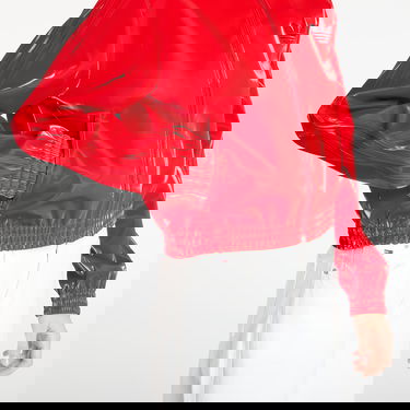 Bunda adidas Originals Shiny Patent Track Top Adicolor Holiday Červená | JY2616, 2