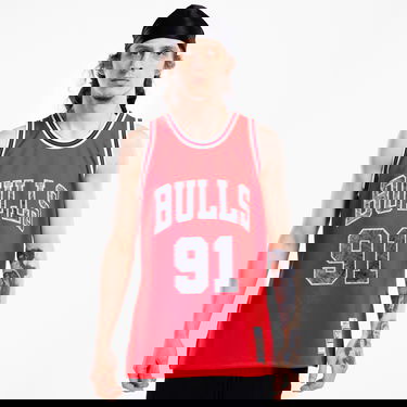 Dres Mitchell & Ness 75th Anniversary Swingman Jersey Dennis Rodman Chicago Bulls Červená | SMJY1202-CBU97DRDRED1, 0