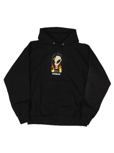 Mikina Thrasher x Alien Workshop Belive Hoodie Čierna | 145279BLACK