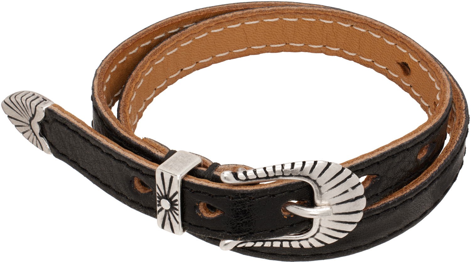Náramok OUR LEGACY Cowboy Wrap Around Bracelet Čierna | A4248CDB, 0