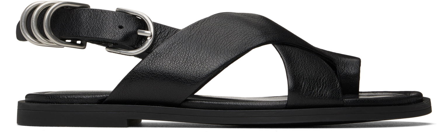 Oblečenie rag & bone rag & bone Gia Leather Crossover Sandals Čierna | WFF25SF1004LE04, 0