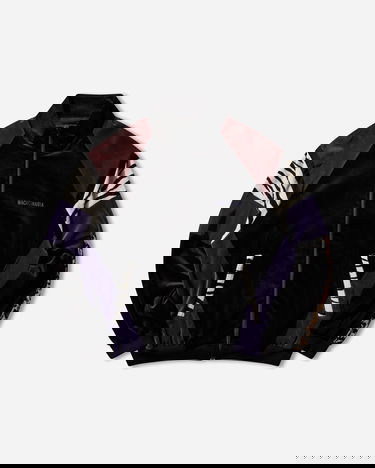 Bunda WACKO MARIA Velveteen Animal Print Patchwork Track Jacket (Type-1) Rôznofarebný | 25FW-WMO-TJ01 BLACK, 0