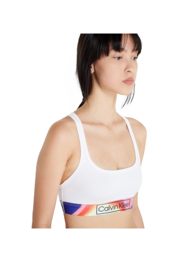 Podprsenka CALVIN KLEIN Organic Cotton Bralette Pride Biela | QF6825E 100