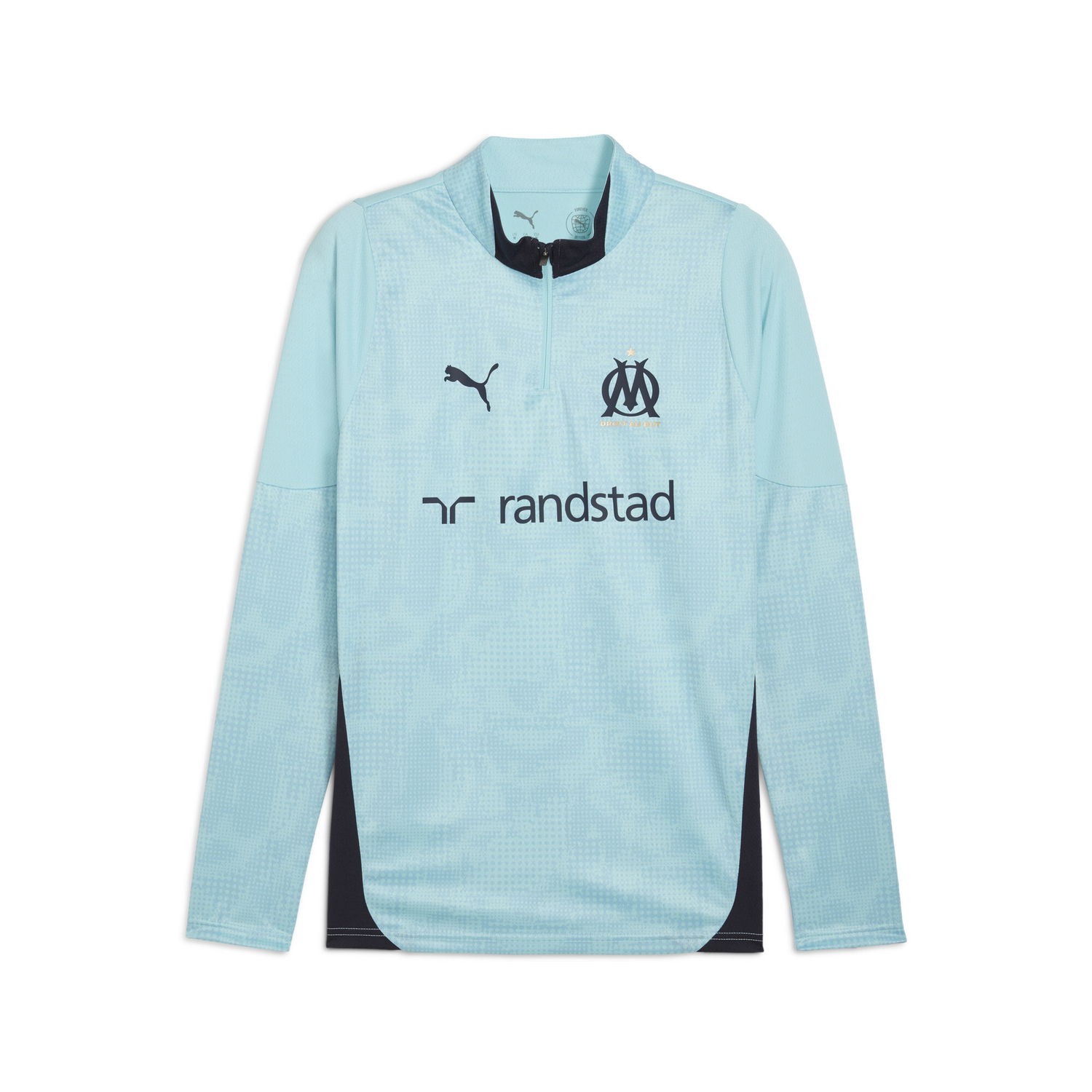 Mikina Puma Olympique de Marseille Men's Training Quarter-Zip Top Tyrkysová | 781534_21, 0
