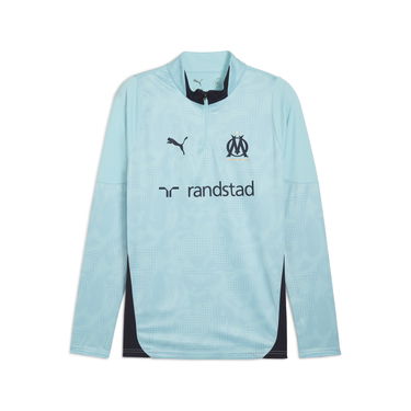 Mikina Puma Olympique de Marseille Men's Training Quarter-Zip Top Tyrkysová | 781534_21, 0